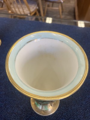 Lot 498 - NORITAKE, PAIR OF ART DECO VASES