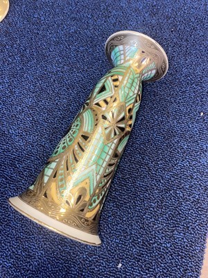 Lot 498 - NORITAKE, PAIR OF ART DECO VASES