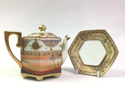 Lot 605 - NORITAKE GILT PART TEA SERVICE