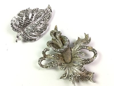 Lot 622 - TWO MARCASITE BROOCHES