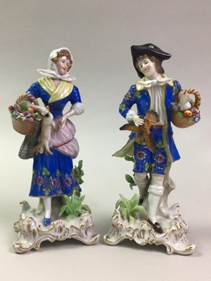 Lot 660 - PAIR OF SAMSON PORCELAIN FIGURES