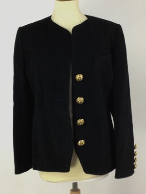 Lot 697 - BLACK CASHMERE JACKET