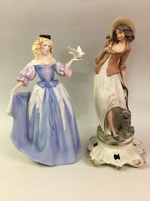 Lot 738 - GROUP OF PORCELAIN FIGURES