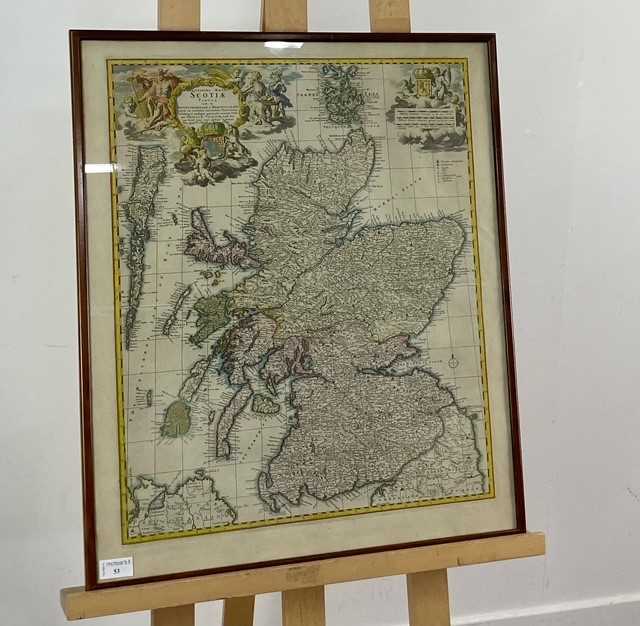 Lot 53 - NICOLAUM VISSCHER (DUTCH 1618-1709), SCOTIAE