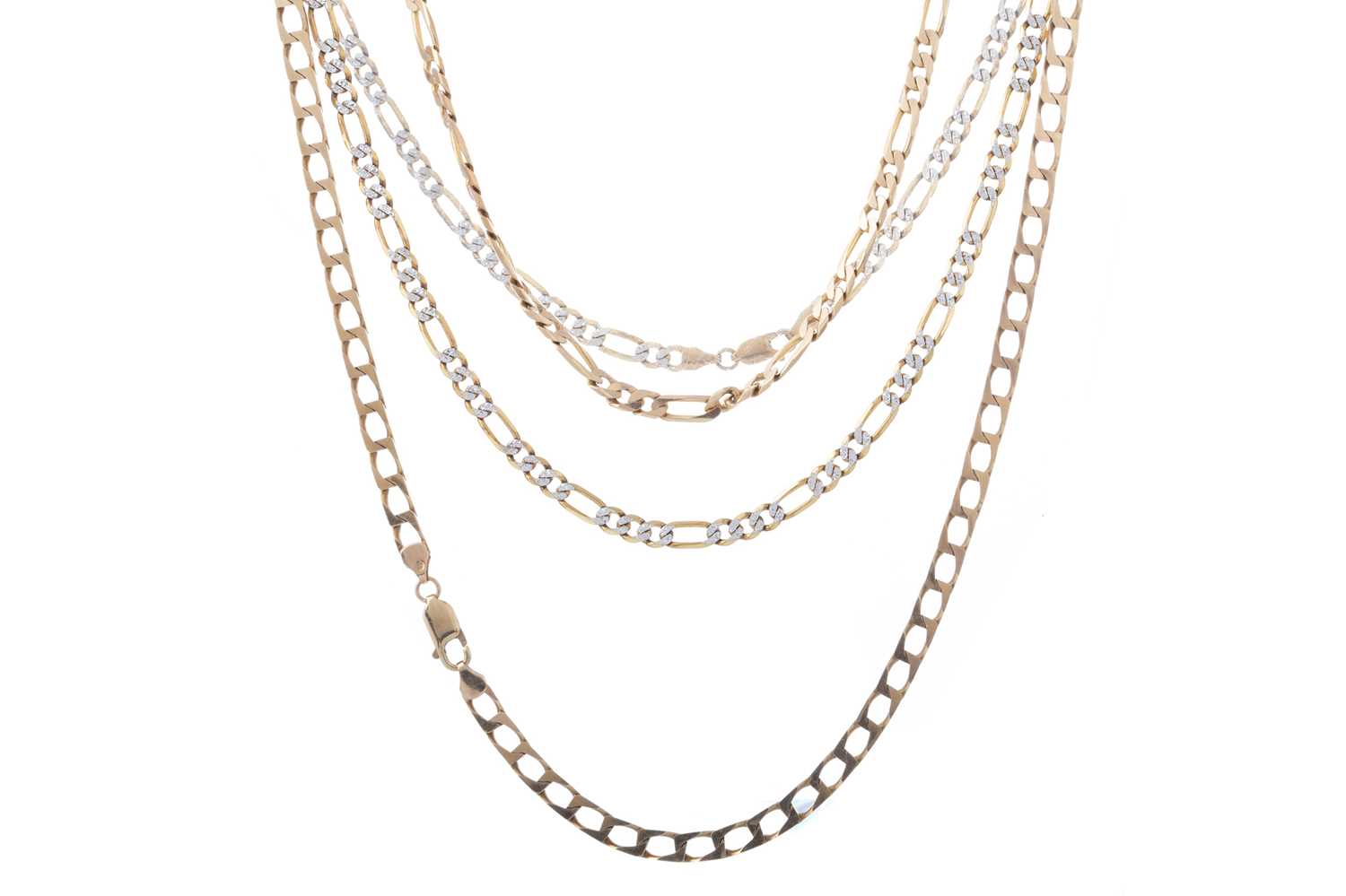 Lot 410 - COLLECTION OF GOLD CHAINS