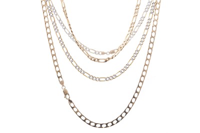 Lot 410 - COLLECTION OF GOLD CHAINS