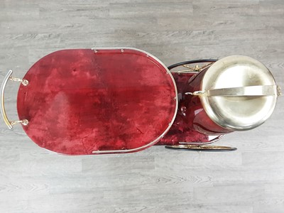 Lot 511 - ALDO TURA (ITALIAN, 1909-1963), SMOKING PIPE DRINKS TROLLEY