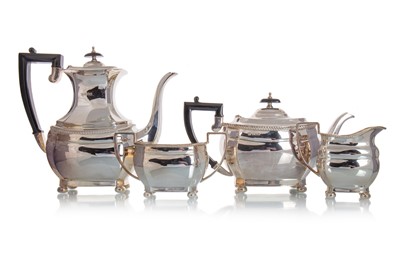 Lot 1018 - ELIZABETH II SILVER FOUR PIECE TEA AND COFFEE SERVICE