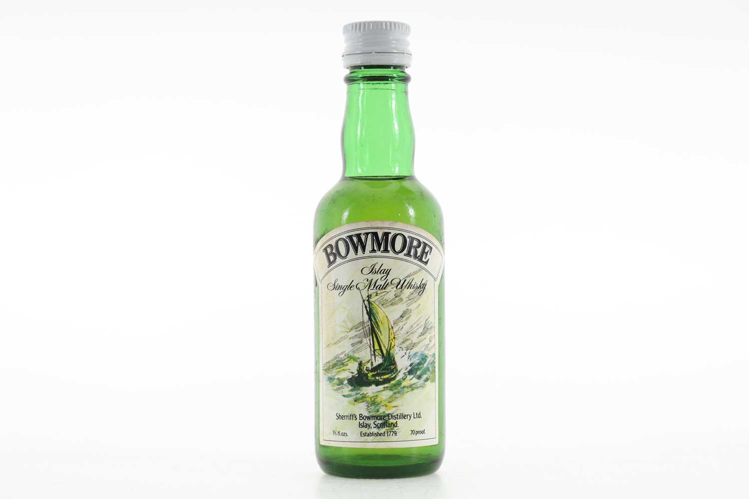 Lot 21 - BOWMORE SHERRIFF'S MINIATURE