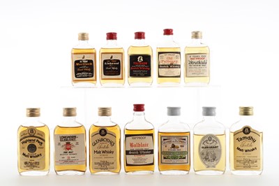 Lot 41 - 12 ASSORTED GORDON & MACPHAIL SINGLE MALT MINIATURES