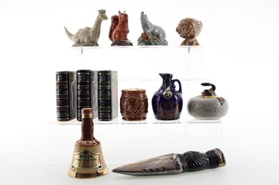 Lot 58 - 12 CERAMIC WHISKY MINIATURES