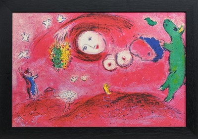 Lot 82 - AFTER MARC CHAGALL (RUSSIAN/FRENCH 1887 - 1985)