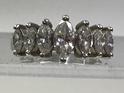 Lot 85 - GROUP OF SILVER AND GEM SET RINGS