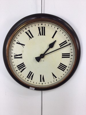 Lot 129 - CIRCULAR GPO CLOCK