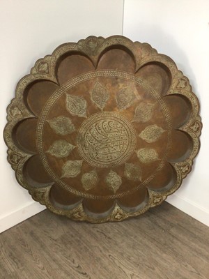 Lot 26A - LARGE INDIAN BRASS TABLE TOP