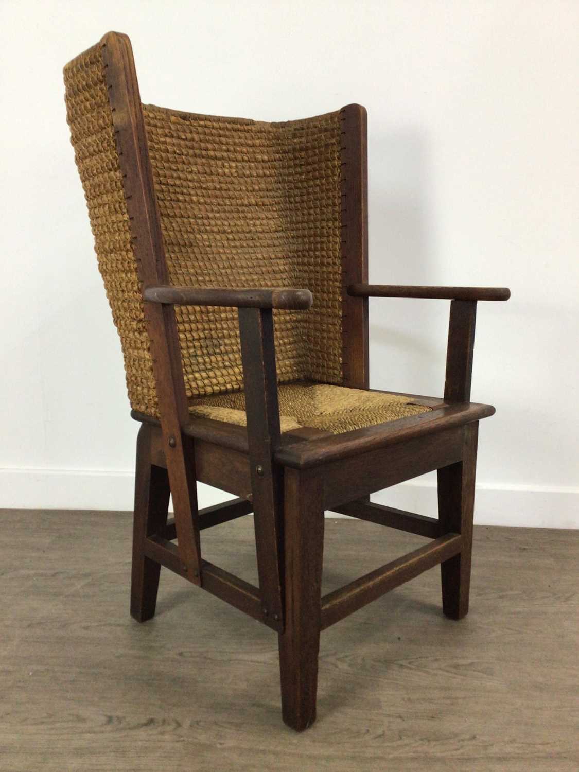 Lot 514 - OAK ORKNEY CHAIR