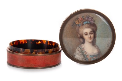 Lot 1036 - VICTORIAN PORTRAIT MINIATURE