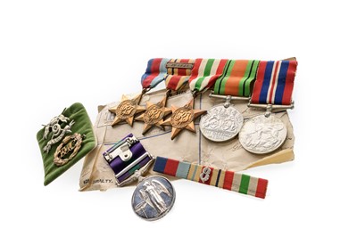 Lot 55 - WWII MEDAL GROUP