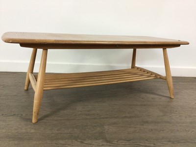 Lot 515 - ERCOL, WINDSOR MODEL 459 ELM AND BEECH COFFEE TABLE