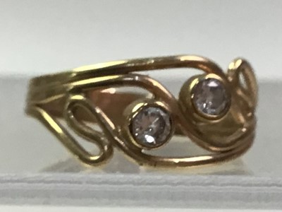 Lot 207 - GROUP OF STONE SET RINGS