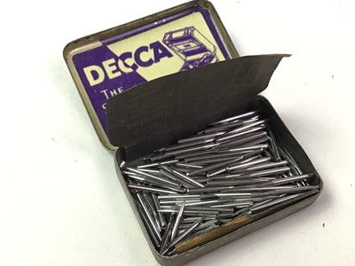 Lot 209 - COLLECTION OF VINTAGE GRAMOPHONE NEEDLES & TINS
