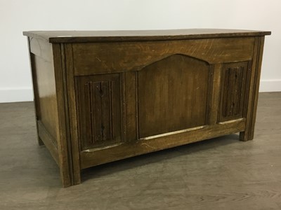 Lot 180 - OAK BLANKET CHEST