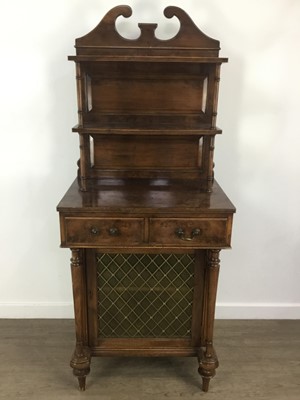 Lot 212 - YEW WOOD CHIFFONIER