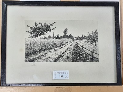 Lot 181 - FIVE ETCHINGS