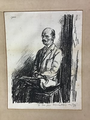 Lot 238 - SIR MUIRHEAD BONE (SCOTTISH, 1876 - 1953), PORTRAIT