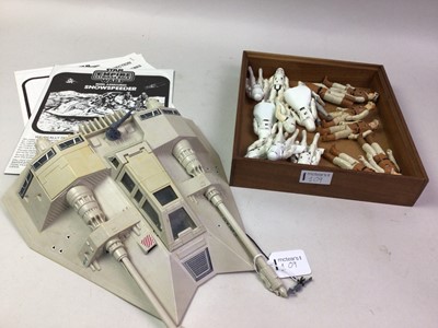 Lot 109 - STAR WARS AT-AT WALKER AND SNOW SPEEDER