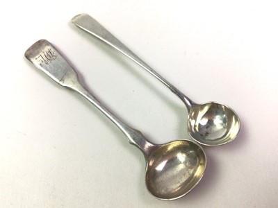 Lot 256 - SILVER CONDIMENT LADLE