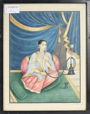 Lot 1317 - INDIA, THREE COMPANY SCHOOL PAINTINGS