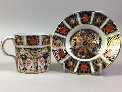Lot 276 - ROYAL CROWN DERBY COFFEE CAN AND SAUCER