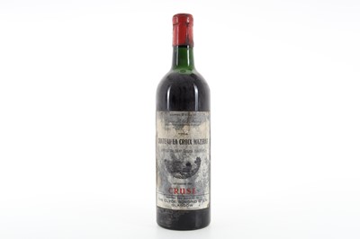 Lot 44 - CHATEAU LA CROIX MAZERAT 1964 SAINT-EMILION CRUSE