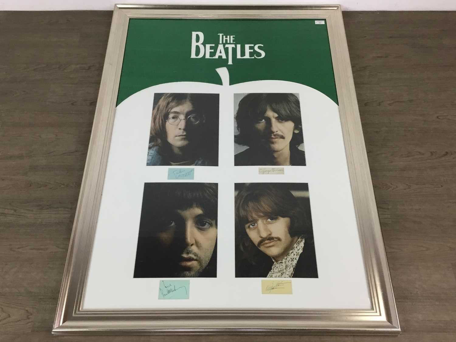 Lot 263 - THE BEATLES AUTOGRAPH MONTAGE