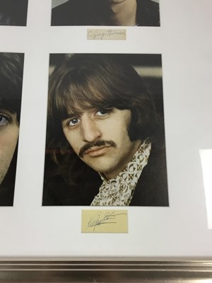 Lot 263 - THE BEATLES AUTOGRAPH MONTAGE