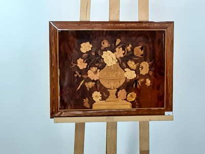 Lot 308 - ITALIAN MARQUETRY PANEL