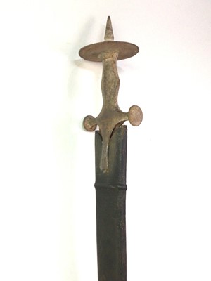 Lot 356 - TWO INDIAN TULWAR SWORDS