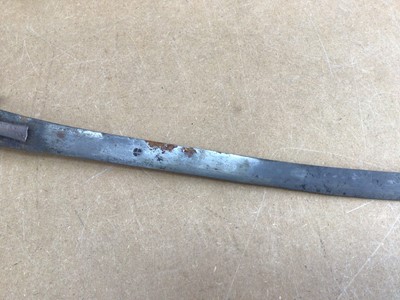 Lot 356 - TWO INDIAN TULWAR SWORDS