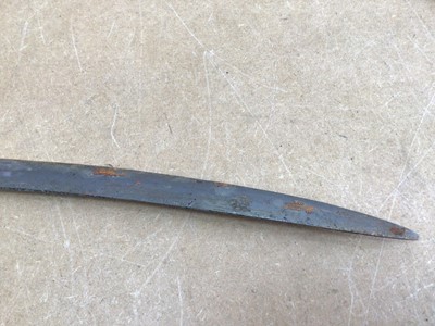 Lot 356 - TWO INDIAN TULWAR SWORDS