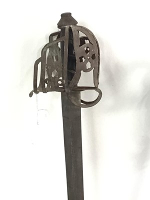 Lot 312 - SCOTTISH BASKET HILT SWORD