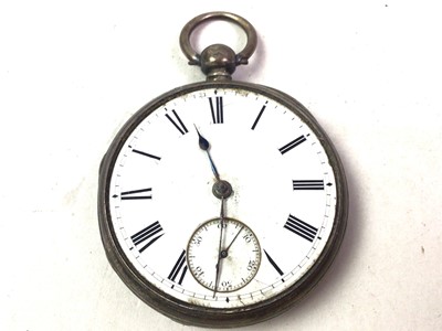 Lot 286 - TWO SILVER CASED POCKET WATCHES