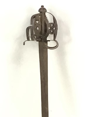 Lot 317 - SCOTTISH BASKET HILT SWORD