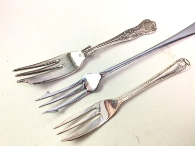 Lot 292 - COLLECTION OF LOOSE SILVER PLATED CUTLERY
