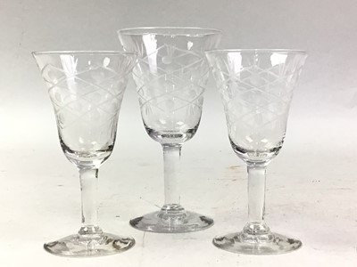Lot 296 - COLLECTION OF PORT GLASSES