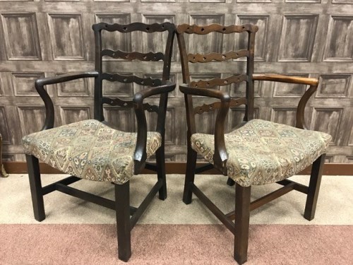 Lot 891 - ATTRACTIVE PAIR OF GEORGE III LABURNUM OPEN...