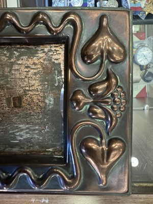 Lot 531 - PAIR OF ARTS & CRAFTS COPPER PHOTOGRAPH FRAMES