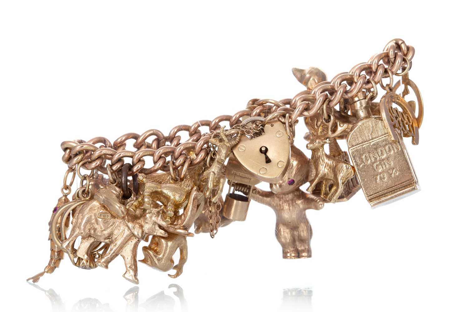 Lot 457 - CHARM BRACELET