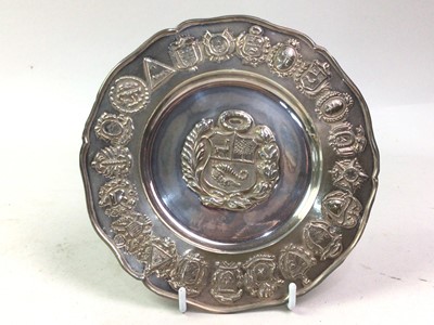 Lot 406 - PAIR OF PERUVIAN SILVER