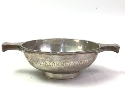 Lot 408 - SMALL SILVER QUAICH